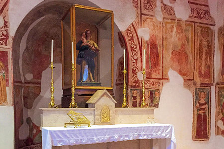 Santa Maria Maggiore: Particolare dell’altare tridentino