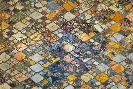 Saint Mary Major: Floor mosaic texture