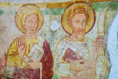 Santa Maria Maggiore: Particolare dell’affresco dell’abside