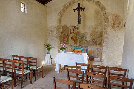 Santa Maria Palombara: Visione interna